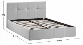 Кровать полутораспальная Лора с ПМ в Карталах - kartaly.ok-mebel.com | фото 4