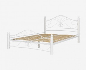 Кровать "Фортуна 1" КМД 2.01 Белая (1600*2000) (ножки-белые) с коваными элементами в Карталах - kartaly.ok-mebel.com | фото 2
