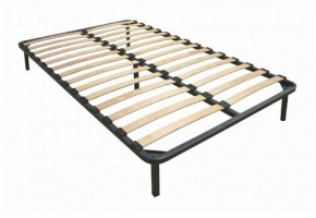 Кровать "Вена" 1600 СТАНДАРТ Вариант 3 Мора коричневый + ортопедическое основание на 5 опорах в Карталах - kartaly.ok-mebel.com | фото 2