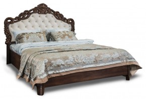 Кровать с мягким изголовьем "Патрисия", ламели (1600) караваджо в Карталах - kartaly.ok-mebel.com | фото