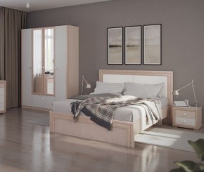 Кровать 1.6 Глэдис М31 с настилом и мягкой частью (ЯШС/Белый) в Карталах - kartaly.ok-mebel.com | фото 4