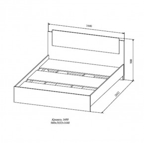 СОФИ СКР1600.1 Кровать 1600 в Карталах - kartaly.ok-mebel.com | фото 2