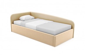Кровать угловая Лэсли интерьерная +настил ДСП (90х200) 1 кат. ткани в Карталах - kartaly.ok-mebel.com | фото