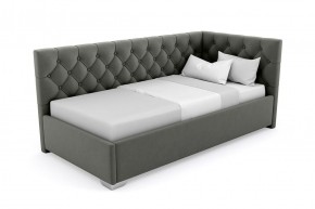 Кровать угловая Виола интерьерная +основание (80х200) в Карталах - kartaly.ok-mebel.com | фото 3