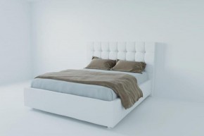 Кровать Венеция без основания 800 (экокожа белая) в Карталах - kartaly.ok-mebel.com | фото