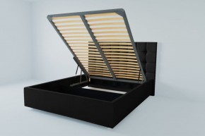 Кровать Венеция с ПМ 800 (экокожа кольт ч) в Карталах - kartaly.ok-mebel.com | фото