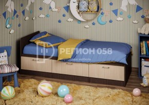Кровать Юниор-5 ЛДСП в Карталах - kartaly.ok-mebel.com | фото