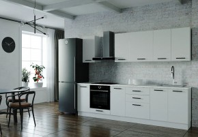 Кухонный гарнитур Белый Глянец 2800 (Стол. 38мм) в Карталах - kartaly.ok-mebel.com | фото