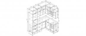 Кухонный гарнитур Демо 2200*1700 (Стол. 38мм) в Карталах - kartaly.ok-mebel.com | фото 2