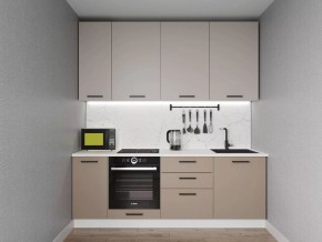 Кухонный гарнитур Каппучино 2200 h950 (Стол. 26мм) в Карталах - kartaly.ok-mebel.com | фото