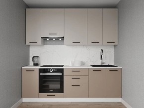 Кухонный гарнитур Каппучино 2400 h950 (Стол. 26мм) в Карталах - kartaly.ok-mebel.com | фото