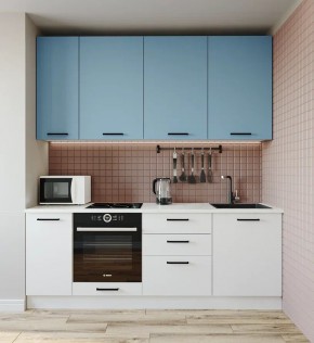 Кухонный гарнитур Капри 2200 h950 (Стол. 38мм) в Карталах - kartaly.ok-mebel.com | фото