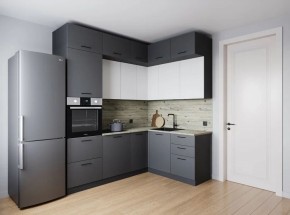 Кухонный гарнитур Меренга 2200*1700 (Стол. 26мм) в Карталах - kartaly.ok-mebel.com | фото