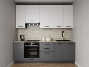 Кухонный гарнитур Меренга 2400 h950 (Стол. 26мм) в Карталах - kartaly.ok-mebel.com | фото