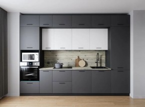 Кухонный гарнитур Меренга 3400 (Стол. 26мм) в Карталах - kartaly.ok-mebel.com | фото