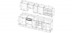 Кухонный гарнитур Ниагара 3000 (Стол. 26мм) в Карталах - kartaly.ok-mebel.com | фото 2