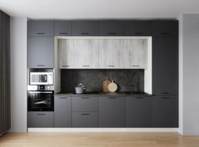 Кухонный гарнитур Санторини 3400 (Стол. 38мм) в Карталах - kartaly.ok-mebel.com | фото