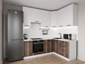 Кухонный гарнитур Старое Дерево 2200*1600 h950 (Стол. 26мм) в Карталах - kartaly.ok-mebel.com | фото