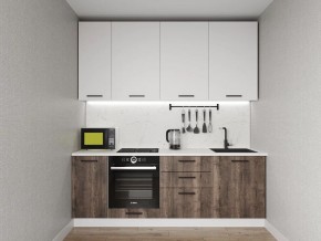 Кухонный гарнитур Старое Дерево 2200 h950 (Стол. 26мм) в Карталах - kartaly.ok-mebel.com | фото