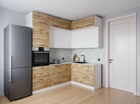 Кухонный гарнитур угловой Лада 2200*1700 (Стол. 26мм) в Карталах - kartaly.ok-mebel.com | фото