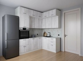Кухонный гарнитур угловой Пайн 2200*1700 (Стол. 26мм) в Карталах - kartaly.ok-mebel.com | фото