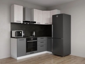 Кухонный гарнитур угловой Санторини 2200*1000 (Стол. 38мм) в Карталах - kartaly.ok-mebel.com | фото