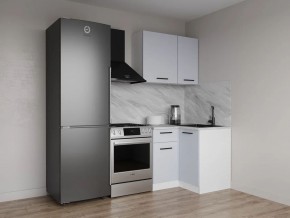 Кухонный гарнитур угловой Смоки 1000*1000 (Стол. 26мм) в Карталах - kartaly.ok-mebel.com | фото