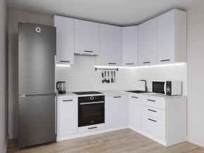 Кухонный гарнитур угловой Смоки 2200*1600 h950 (Стол. 26мм) в Карталах - kartaly.ok-mebel.com | фото