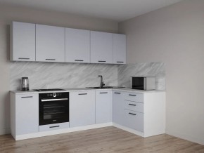 Кухонный гарнитур угловой Смоки 2600*1600 (Стол. 38 мм) в Карталах - kartaly.ok-mebel.com | фото