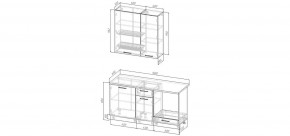 Кухонный гарнитур Умбра 1600 h950 (Стол. 26мм) в Карталах - kartaly.ok-mebel.com | фото 2