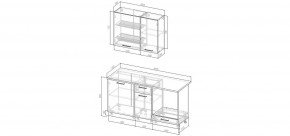 Кухонный гарнитур Умбра 1600 (Стол. 38мм) в Карталах - kartaly.ok-mebel.com | фото 2