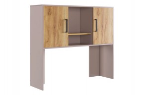 ЛАЙТ 2 Надстройка стола компьютерного (1200) кашемир в Карталах - kartaly.ok-mebel.com | фото