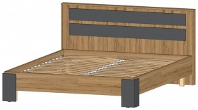 ЛЕНОРА Спальный гарнитур (модульный) графит в Карталах - kartaly.ok-mebel.com | фото 4