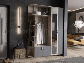 ЛИКА №1 Прихожая ЛДСП (графит/дуб юкон) в Карталах - kartaly.ok-mebel.com | фото