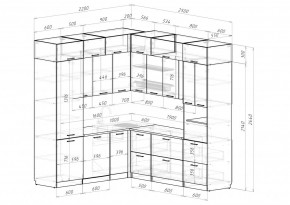 ЛИОРА Кухонный гарнитур Гранд Прайм  (2200*2500 мм) в Карталах - kartaly.ok-mebel.com | фото 2