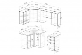 ЛИОРА Кухонный гарнитур Оптима 5 (1200*2000 мм) в Карталах - kartaly.ok-mebel.com | фото 2