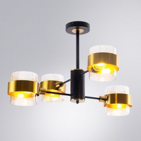 Люстра на штанге Arte Lamp Carlo A8205SP-4BK в Карталах - kartaly.ok-mebel.com | фото 2