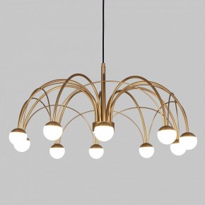 Люстра на штанге Eurosvet Ragno 90030/10 LED золото в Карталах - kartaly.ok-mebel.com | фото 4