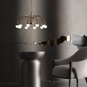 Люстра на штанге Eurosvet Ragno 90030/10 LED золото в Карталах - kartaly.ok-mebel.com | фото 6