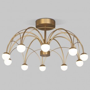 Люстра на штанге Eurosvet Ragno 90031/10 LED золото в Карталах - kartaly.ok-mebel.com | фото