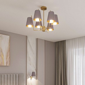 Люстра на штанге Eurosvet Topanga 60173/6 латунь в Карталах - kartaly.ok-mebel.com | фото 3