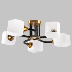 Люстра на штанге Imex MD.52009 MD.52009-5-S-BK+GAB в Карталах - kartaly.ok-mebel.com | фото