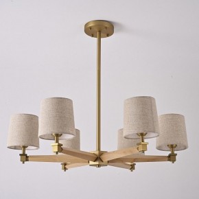 Люстра на штанге Imperiumloft Jorgenson Beige/Light wood STAVRA01 в Карталах - kartaly.ok-mebel.com | фото 3