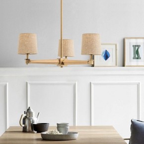 Люстра на штанге Imperiumloft Jorgenson White/Light wood STAVRA01 в Карталах - kartaly.ok-mebel.com | фото 6