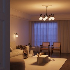 Люстра на штанге Maytoni Museo MOD436PL-05BS в Карталах - kartaly.ok-mebel.com | фото 3