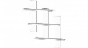 МАЭСТРО Полка (белый) в Карталах - kartaly.ok-mebel.com | фото