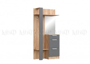 МАРТИНА Прихожая (модульная) дуб крафт/графит в Карталах - kartaly.ok-mebel.com | фото 2