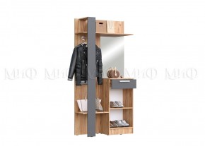 МАРТИНА Прихожая (модульная) дуб крафт/графит в Карталах - kartaly.ok-mebel.com | фото 3