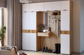 МЕБЕЛЬСОН К12 Прихожая (белое дерево) в Карталах - kartaly.ok-mebel.com | фото