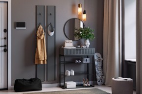МЕБЕЛЬСОН К19 Прихожая (графит) в Карталах - kartaly.ok-mebel.com | фото